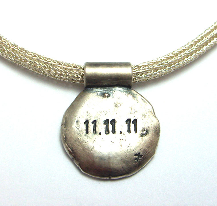 Anhänger 925/- Silber, Datum eingeschlagen